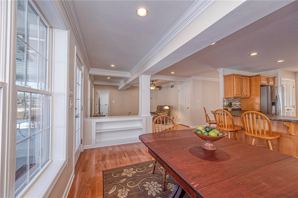 169 Howes Run Road Sarver, PA 16055 - Photo 14 of 48 BUILT IN BOOK SHELVES BETWEEN KITCHEN AND FAMILY ROOM