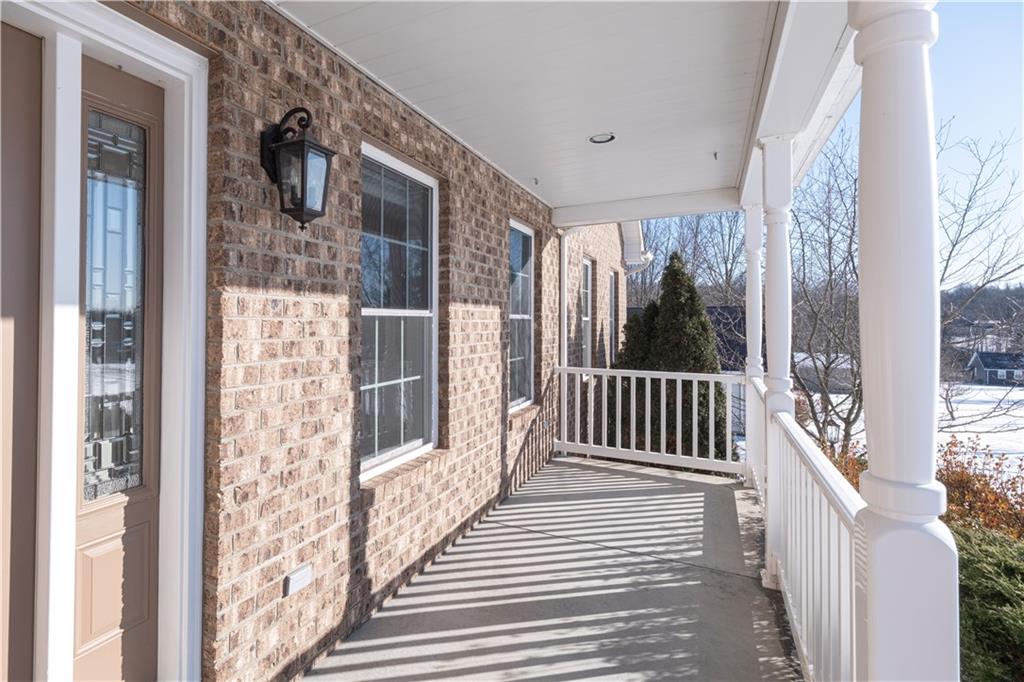 169 Howes Run Road Sarver, PA 16055 - Photo 4 of 48 Welcoming front porch with expansive views.