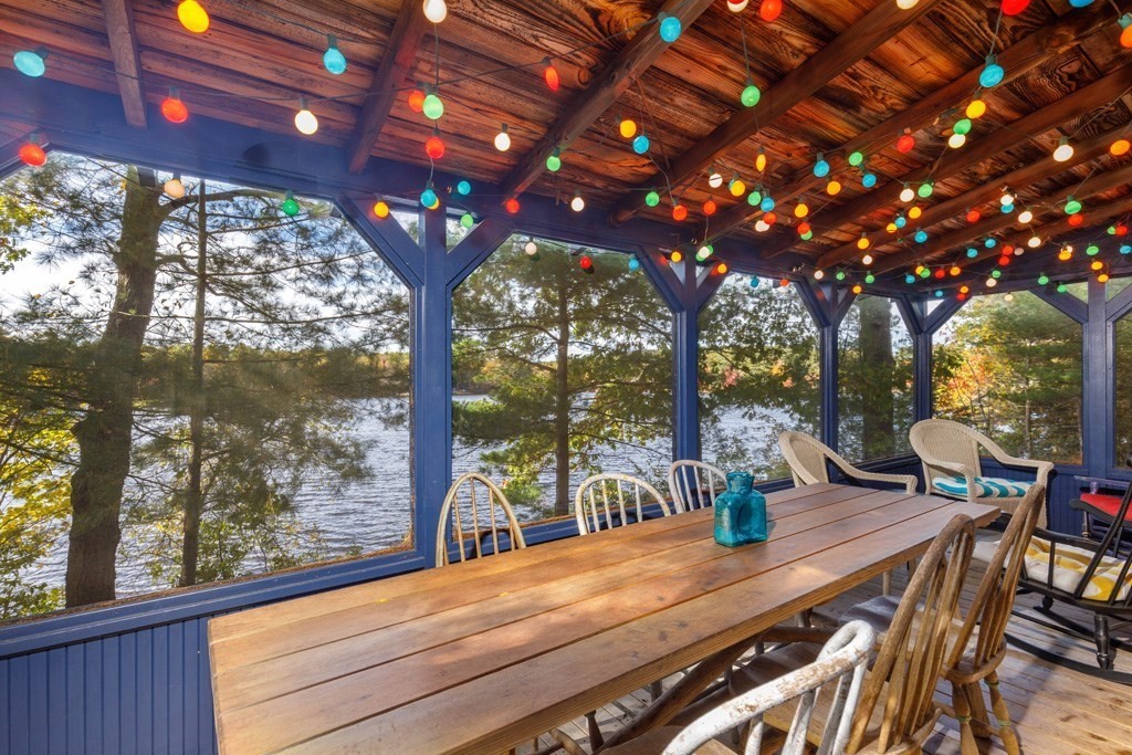 213 Ashby Road Ashburnham, MA 01430 - Photo 14 of 28 a view of a patio with furniture and wooden floor