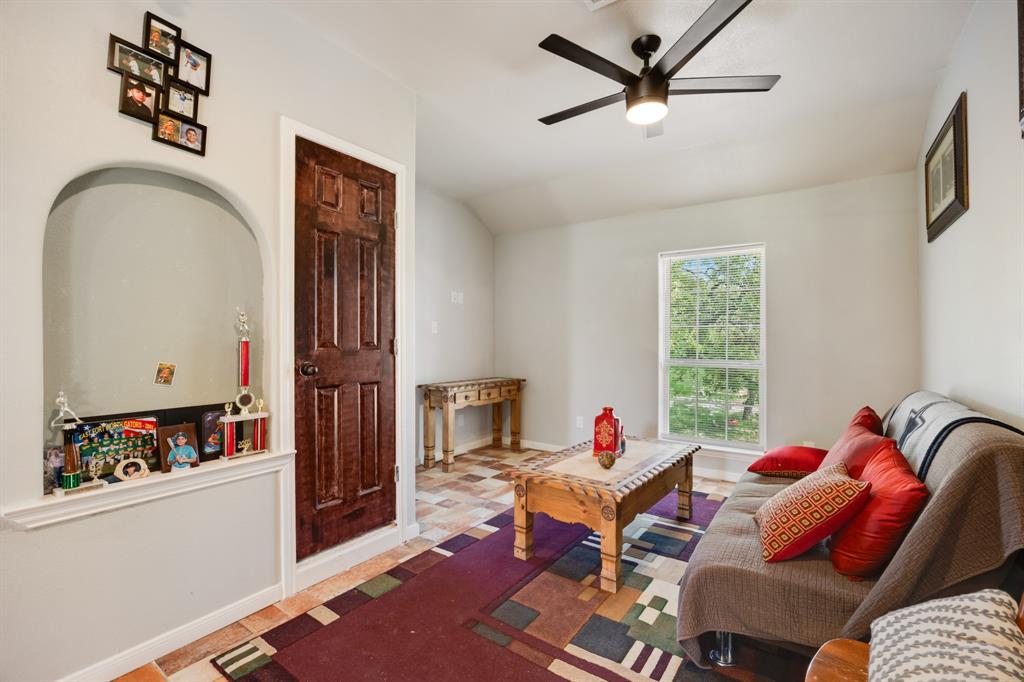 2277 County Road 3657 Springtown, TX 76082 - Photo 30 of 40 a living room with furniture ceiling fan and a window