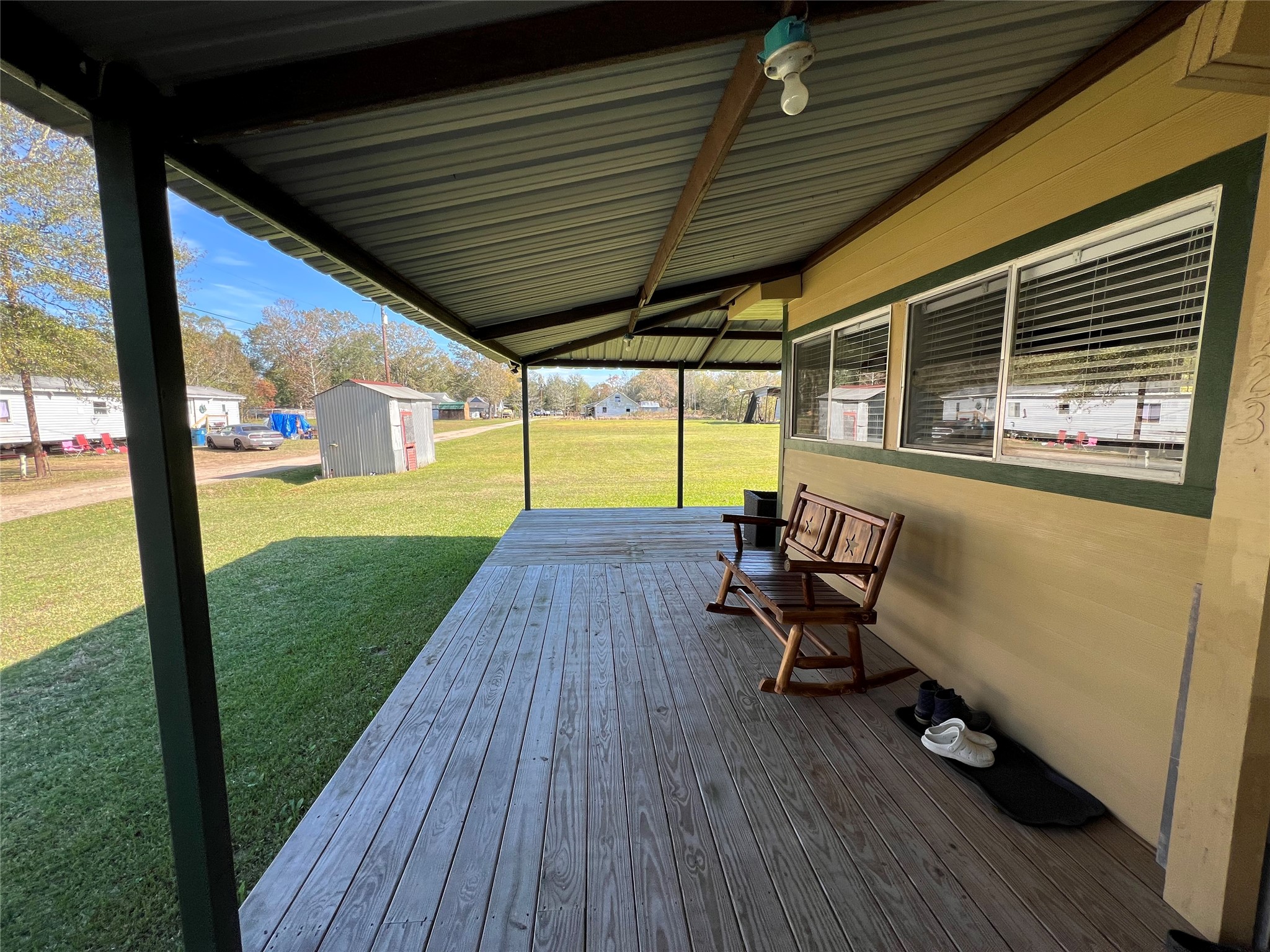 2723 Farm To Market 1010 Road Cleveland, TX 77327 - Photo 25 of 25 Front Porch Looking West to East