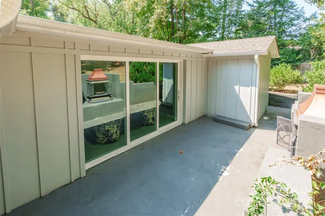 a view of outdoor space and deck