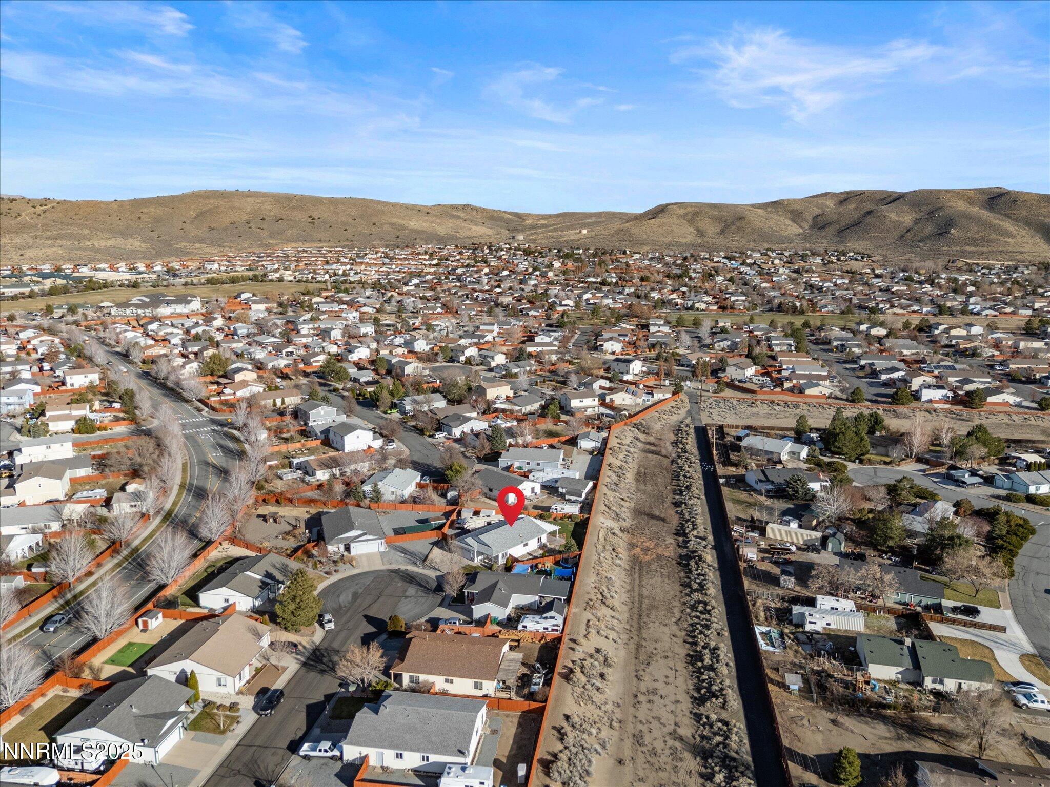17634 Georgetown Court Reno, NV 89508 - Photo 54 of 56 an aerial view of residential houses with outdoor space