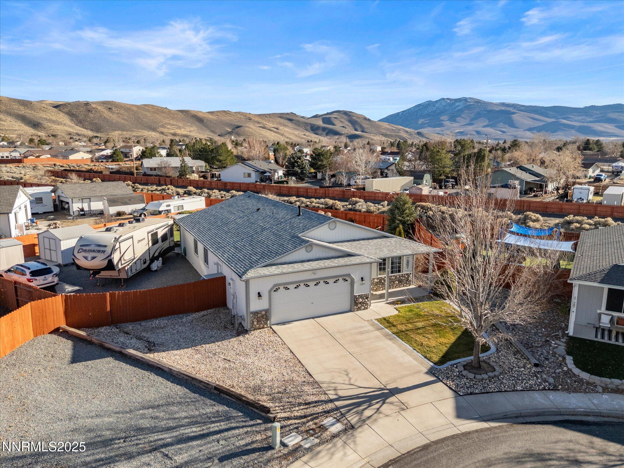 17634 Georgetown Court Reno, NV 89508 - Photo 10 of 56 a view of a house with a swimming pool