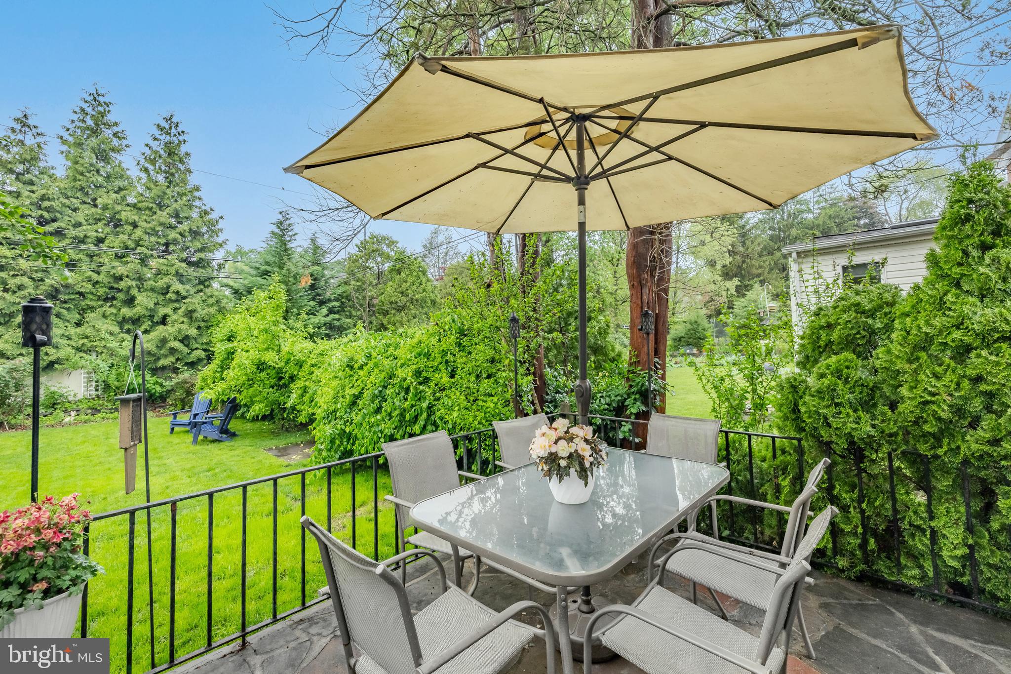 2710 Prescott Road Havertown, PA 19083 - Photo 35 of 38 a view of an outdoor sitting area with furniture and backyard