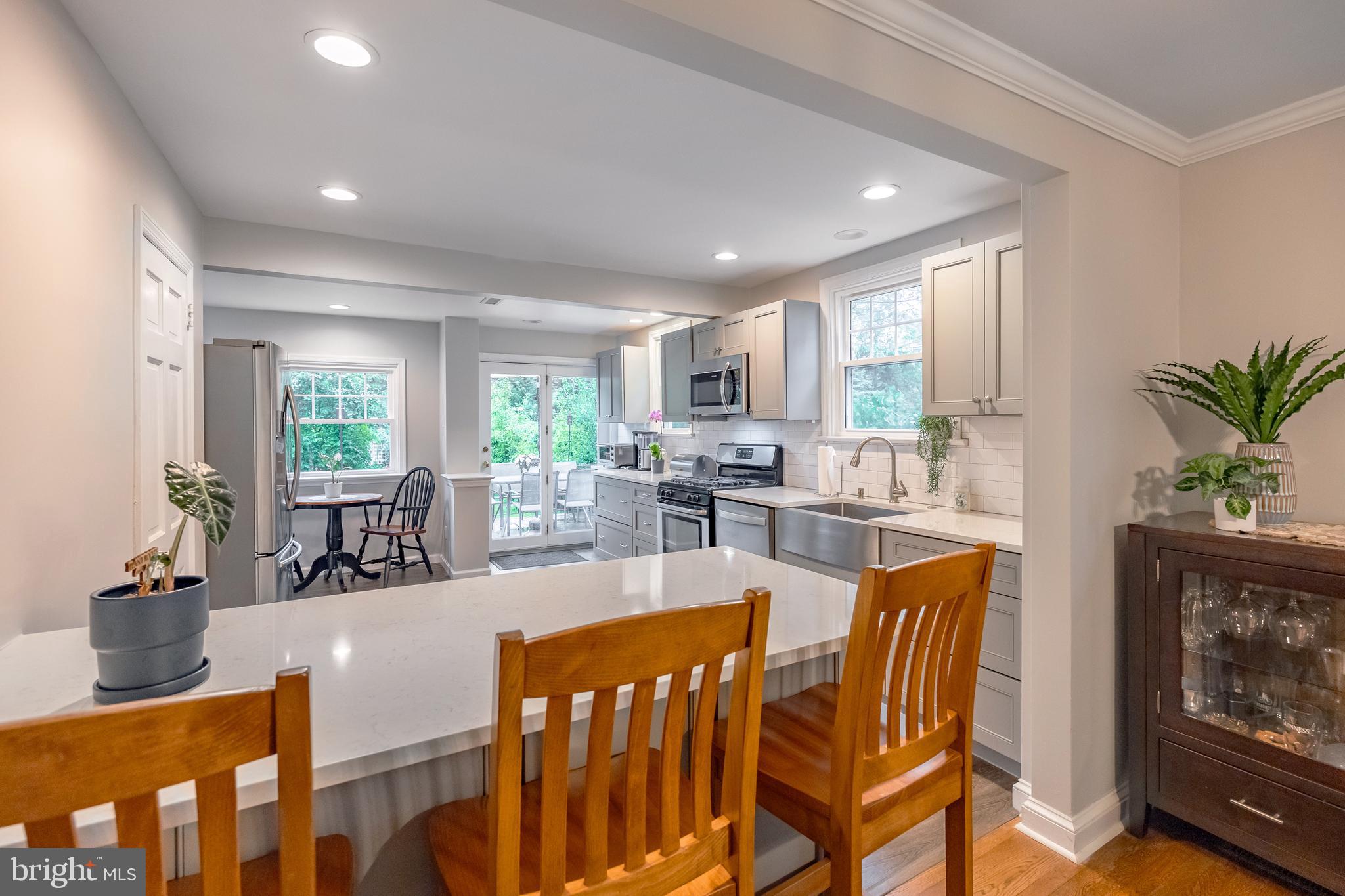 2710 Prescott Road Havertown, PA 19083 - Photo 10 of 38 a view of a dining room with furniture window and wooden floor