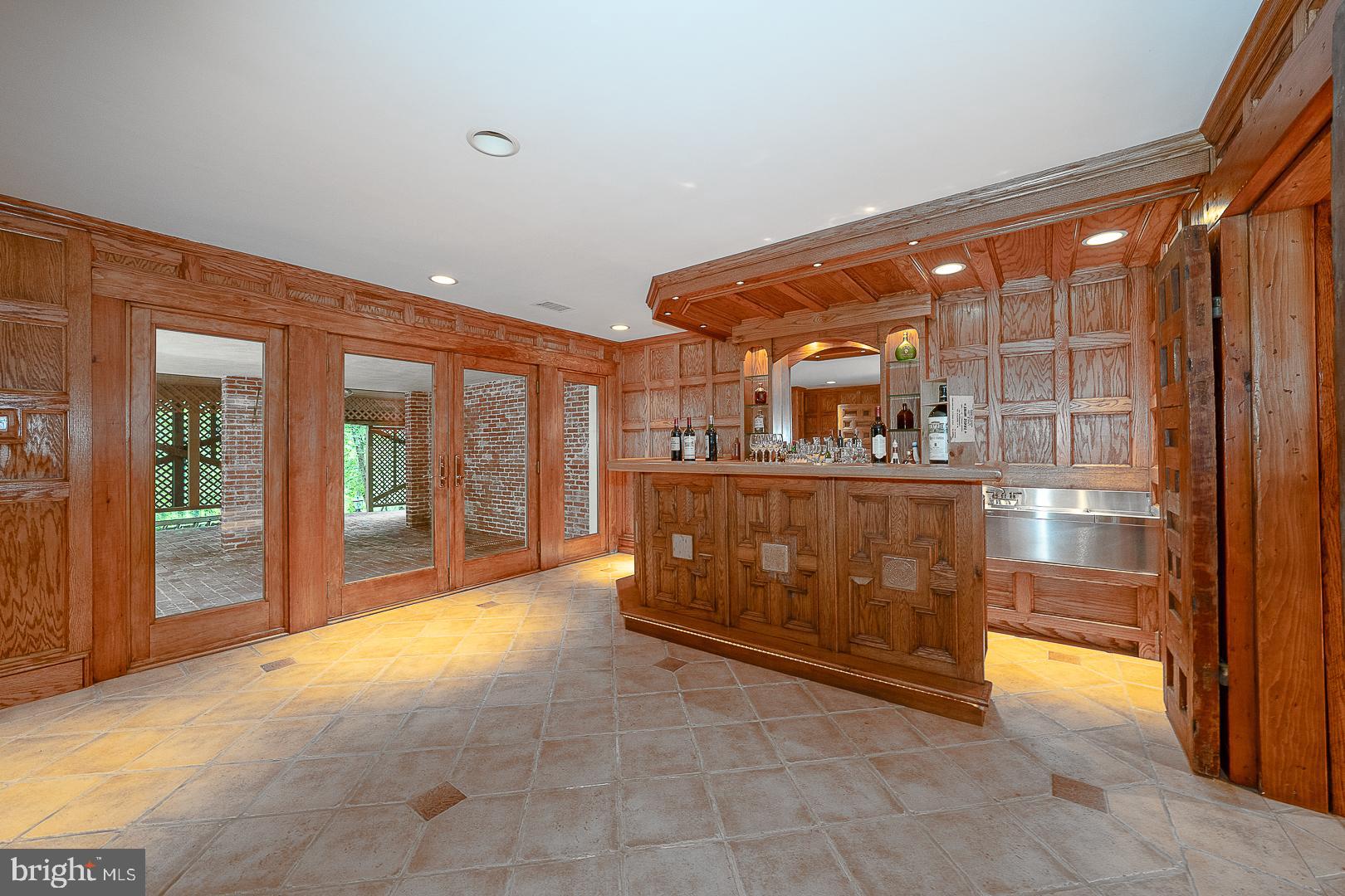 577 Tory Hill Road Devon, PA 19333 - Photo 41 of 63 Custom Bar Area w/ Ceramic Tile Flooring
