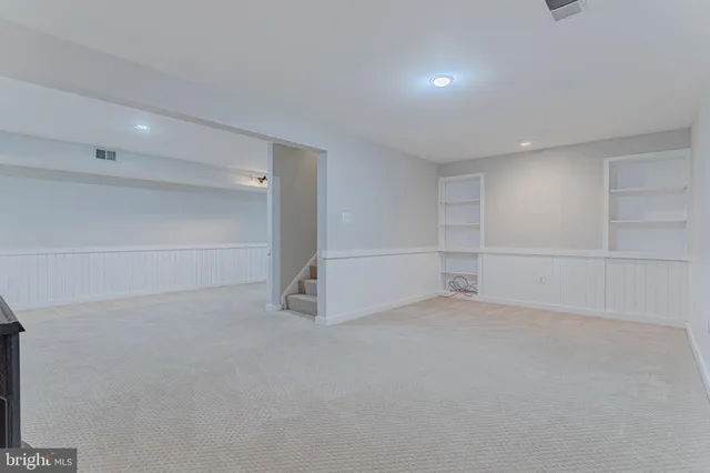 a view of an empty room