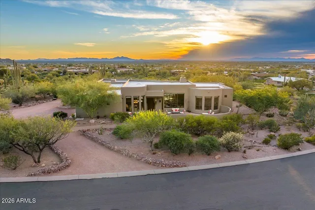 a view of a city with ocean view