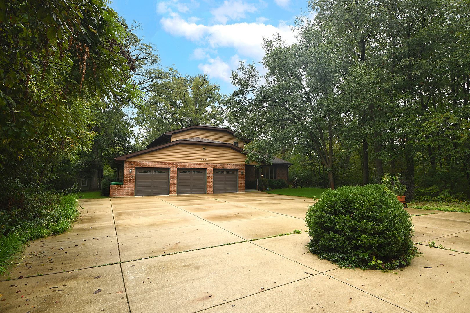 12612 West Hadley Road Homer Glen, IL 60491 - Photo 3 of 39 a white house with a large tree