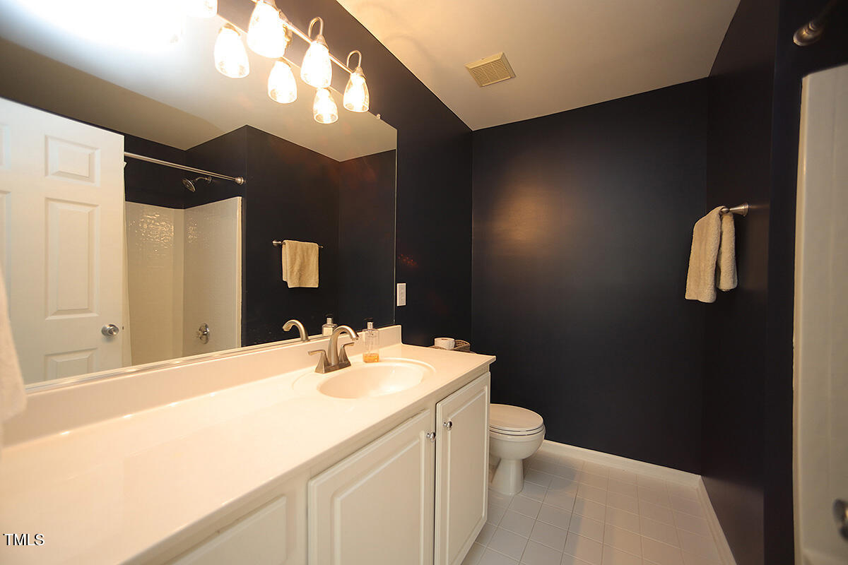 5744 Corbon Crest Lane Raleigh, NC 27612 - Photo 9 of 18 primary bathroom, freshly painted