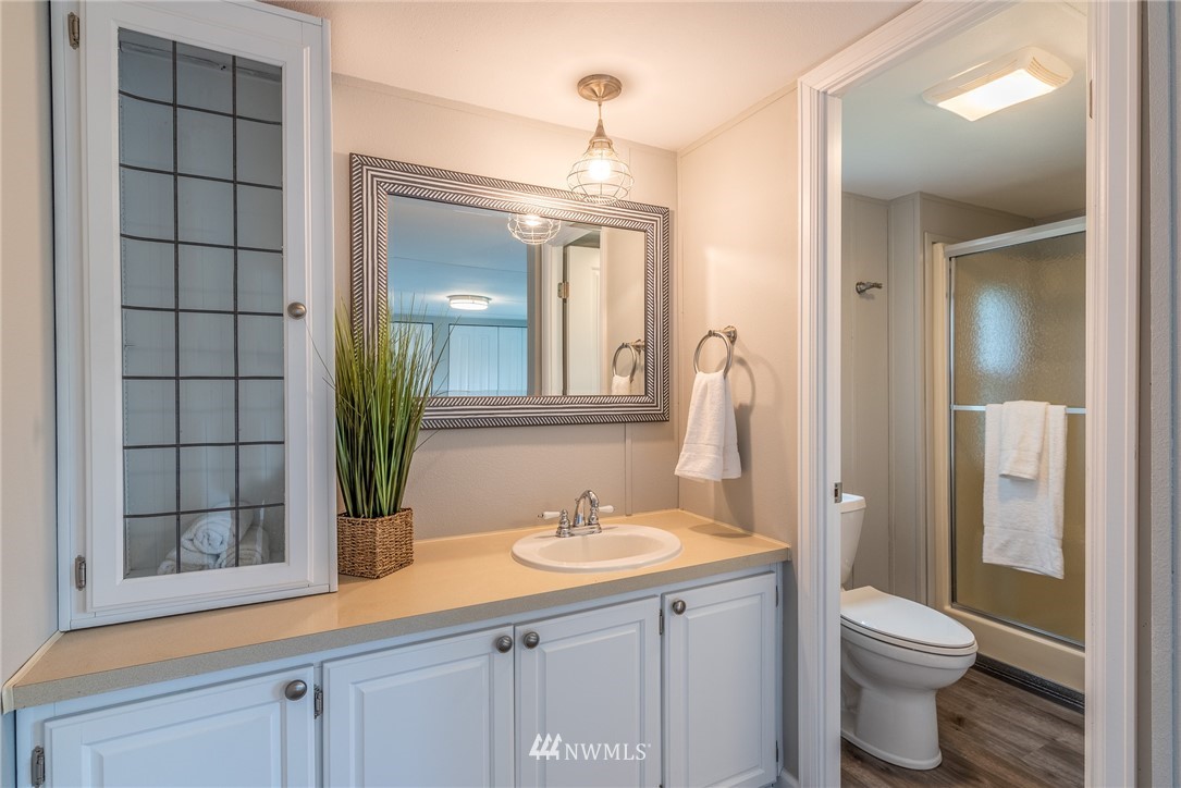 7992 Ham Road Custer, WA 98240 - Photo 14 of 31 a bathroom with a sink a toilet and shower