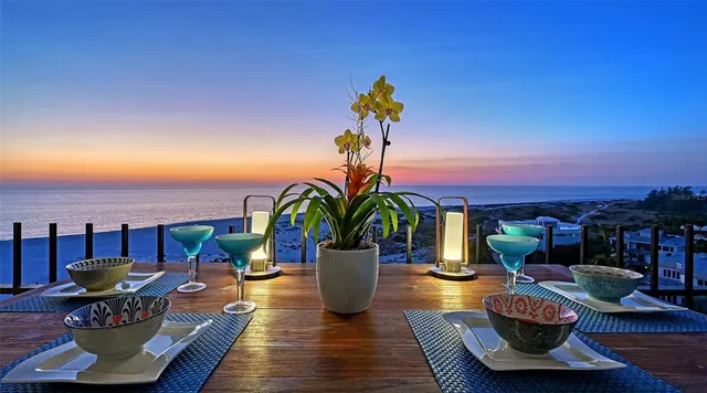 front view of a building with a yard