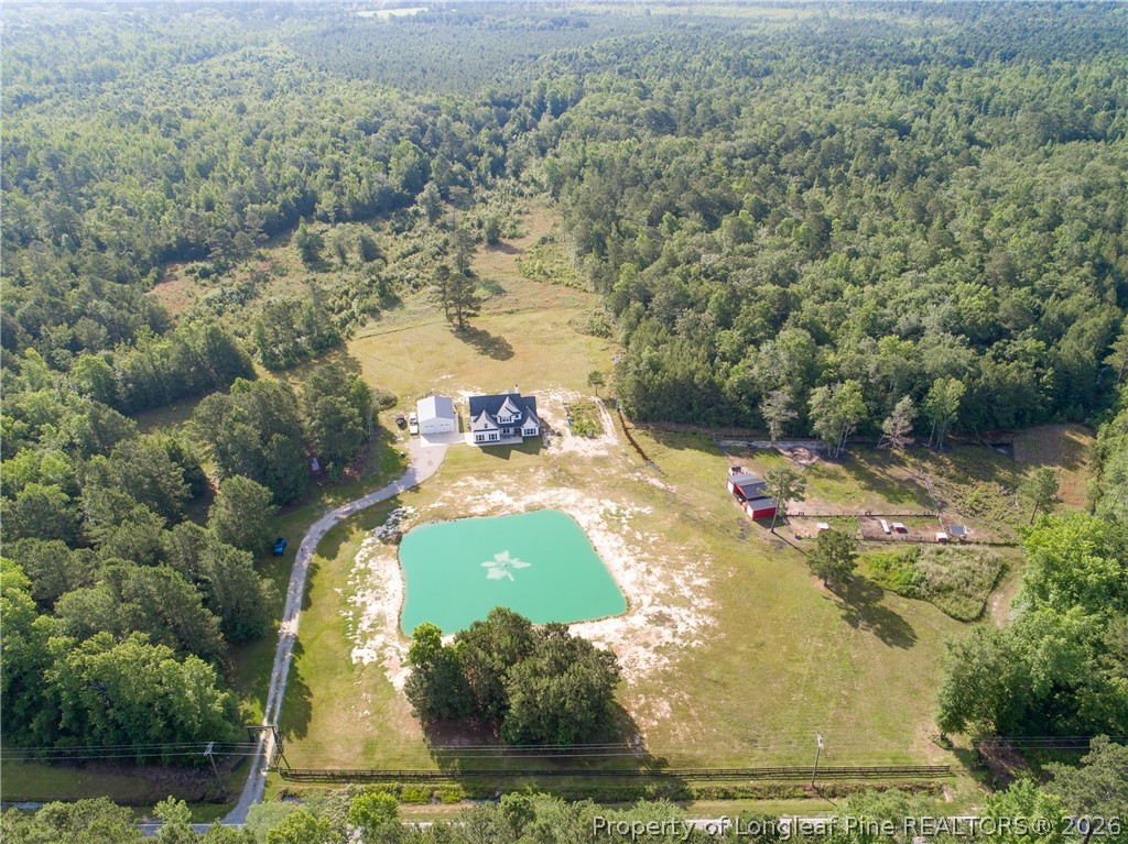 1865 John B Carter Road Fayetteville, NC 28312 - Photo 48 of 49 an aerial view of a house with a yard