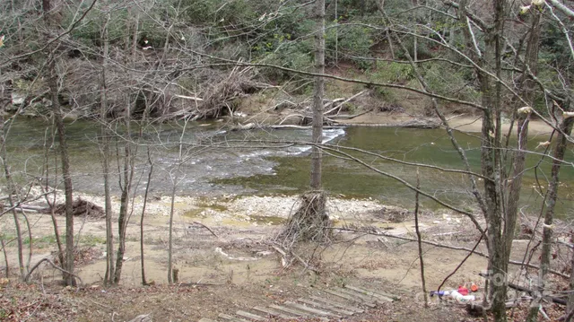 a view of backyard of a house