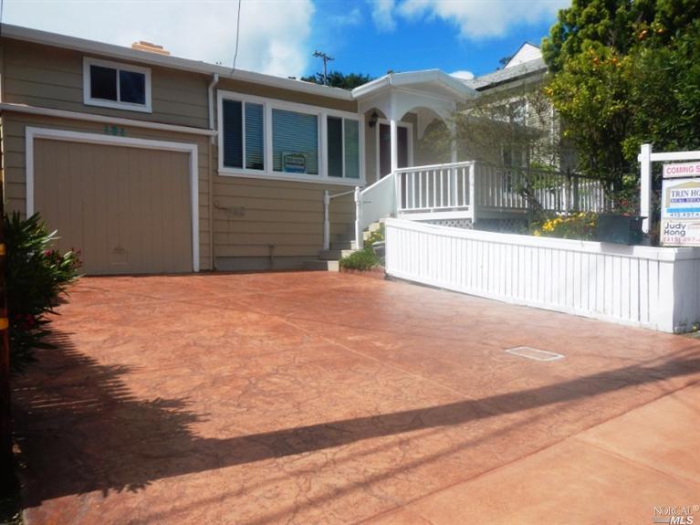 a view of a house with a outdoor space