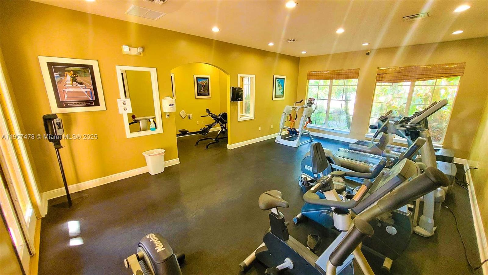 12124 St Andrews Place, Unit 203 Miramar, FL 33025 - Photo 26 of 29 a view of a room with gym equipment