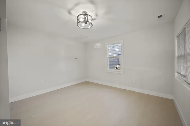 a view of a livingroom with a window