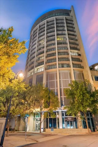 a front view of a building