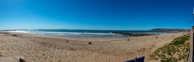 a view of beach and ocean