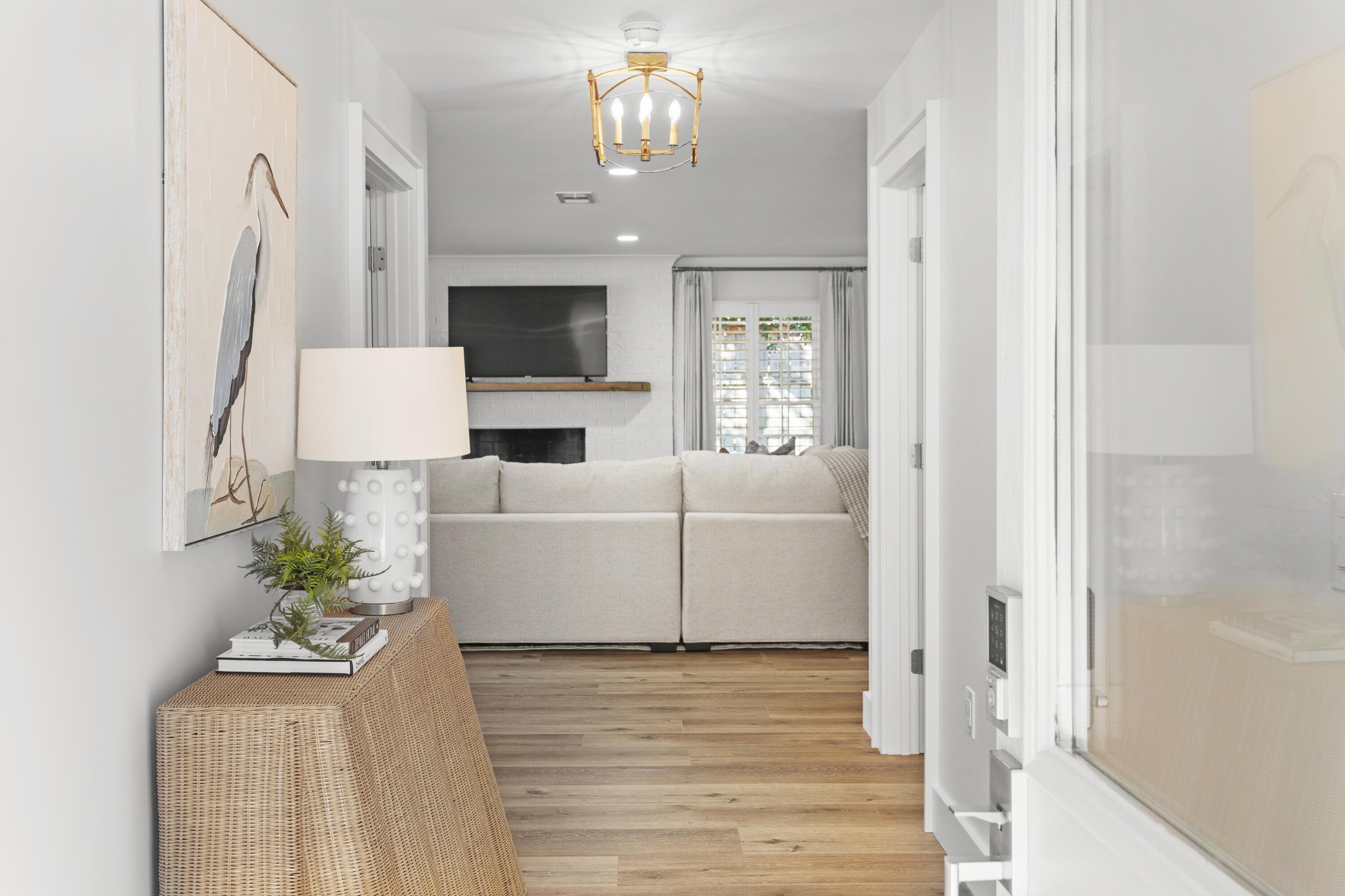 26 Sandestin Estates Drive Miramar Beach, FL 32550 - Photo 10 of 81 a living room with furniture fireplace and chandelier