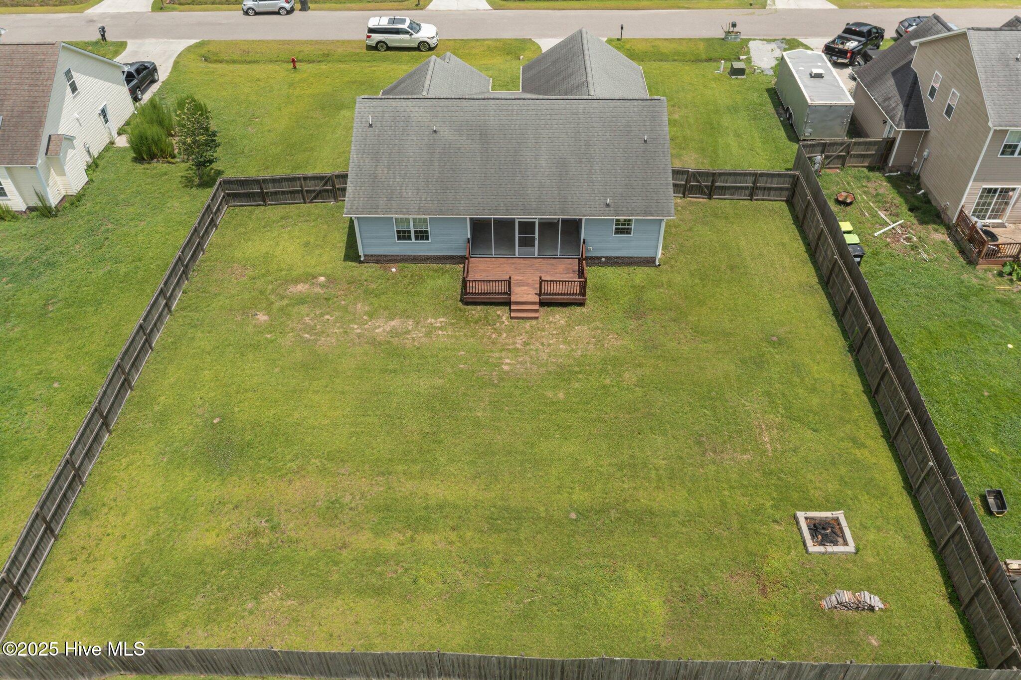 308 Springcreek Court Hubert, NC 28539 - Photo 42 of 50 Aerial House Yard