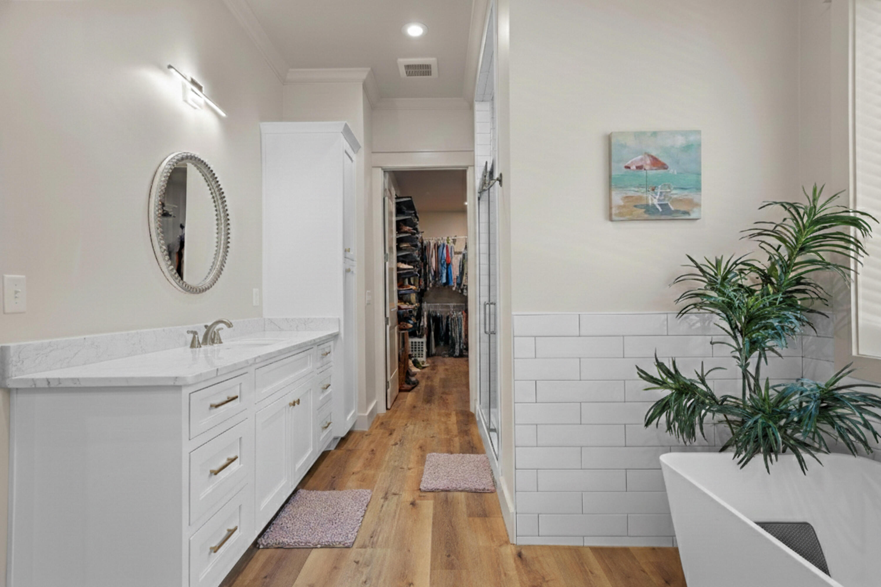 279 Smith Drive Santa Rosa Beach, FL 32459 - Photo 24 of 56 a bathroom with a bathtub and a sink