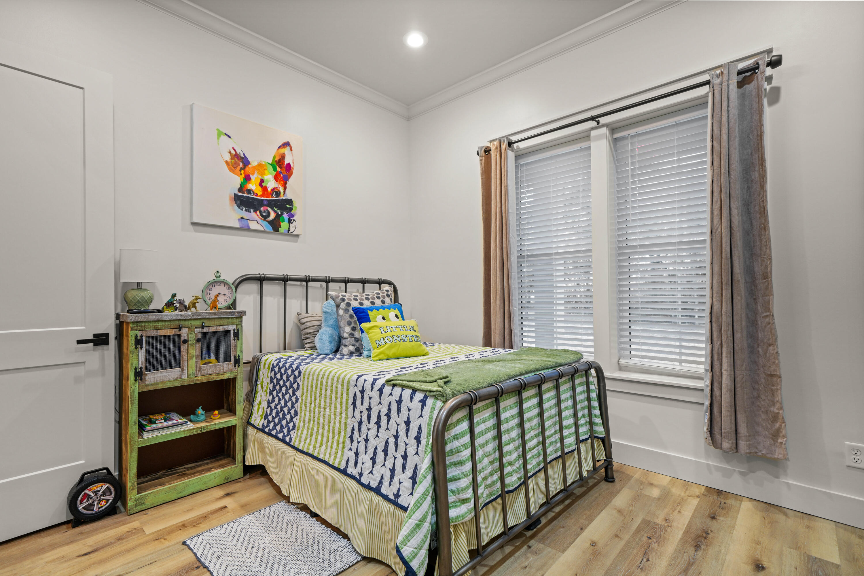 279 Smith Drive Santa Rosa Beach, FL 32459 - Photo 37 of 56 a bedroom with a bed and a window