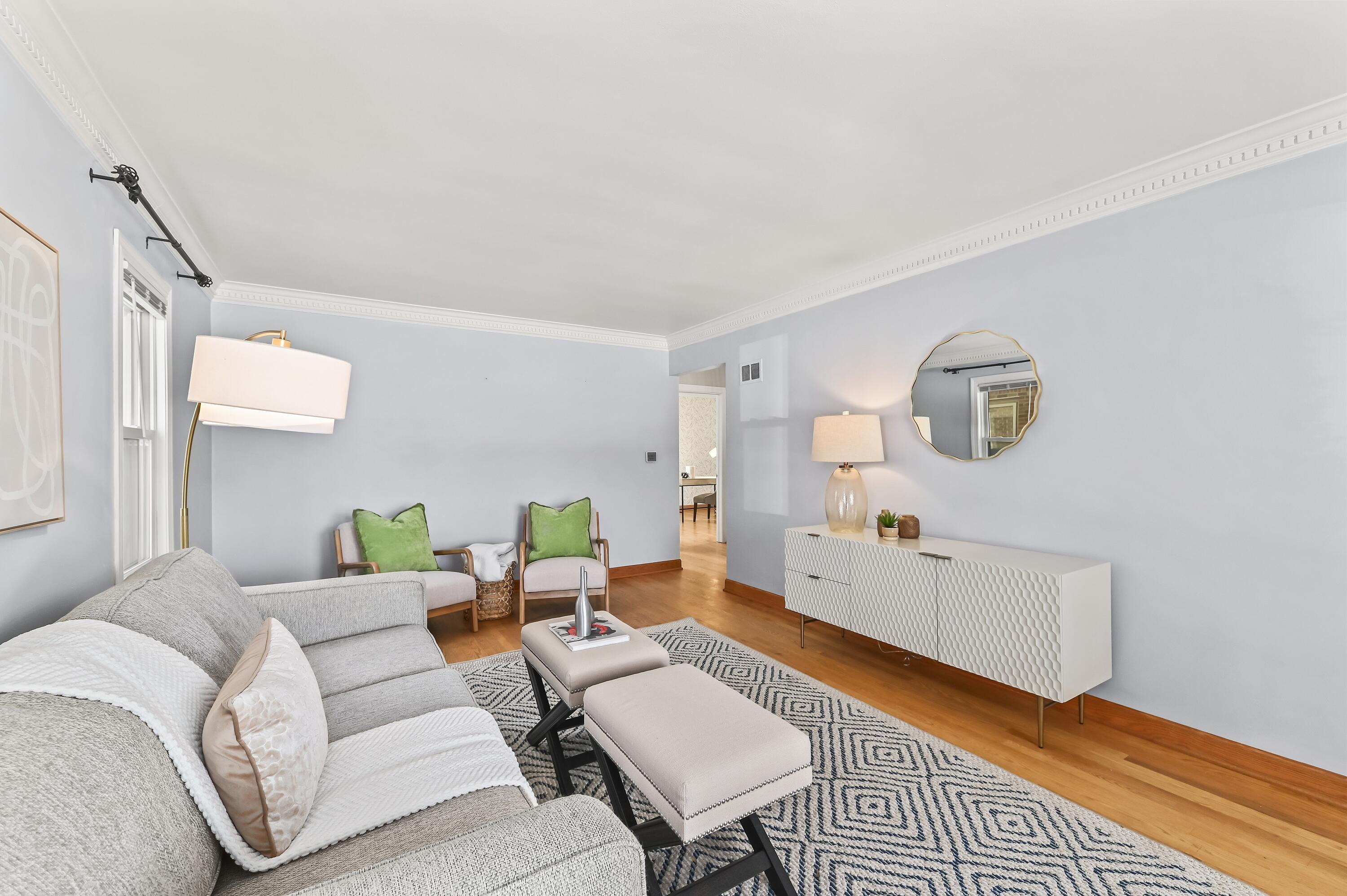 2873 North 83rd Street Milwaukee, WI 53222 - Photo 5 of 26 Plaster Moulding and Hardwood Floors