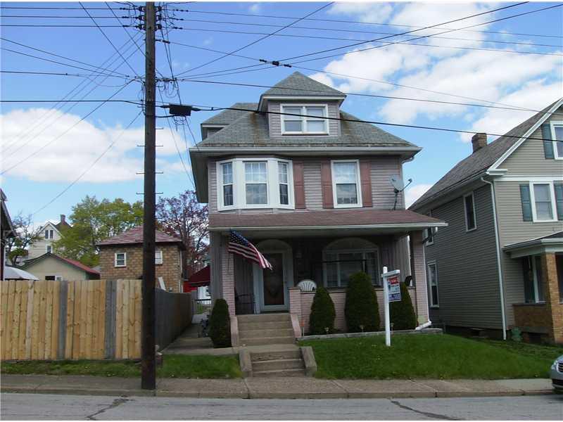 419 Ohio Avenue Rochester, PA 15074 - Photo 1 of 25 Exterior Front. ~Welcome to 419 Ohio Ave., Rochester, PA 15074!~ *Beautiful 3 Bedroom Vinyl Home with Upper Level Bay Window!* ~Gorgeous Front Door!~ *After a Long Day at Work, Relax on the Inviting Front Porch!!*