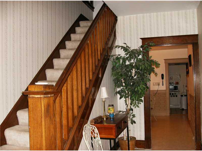 419 Ohio Avenue Rochester, PA 15074 - Photo 2 of 25 Entry/Foyer. ~Appealing Oak Entryway Staircase to Second Floor!~