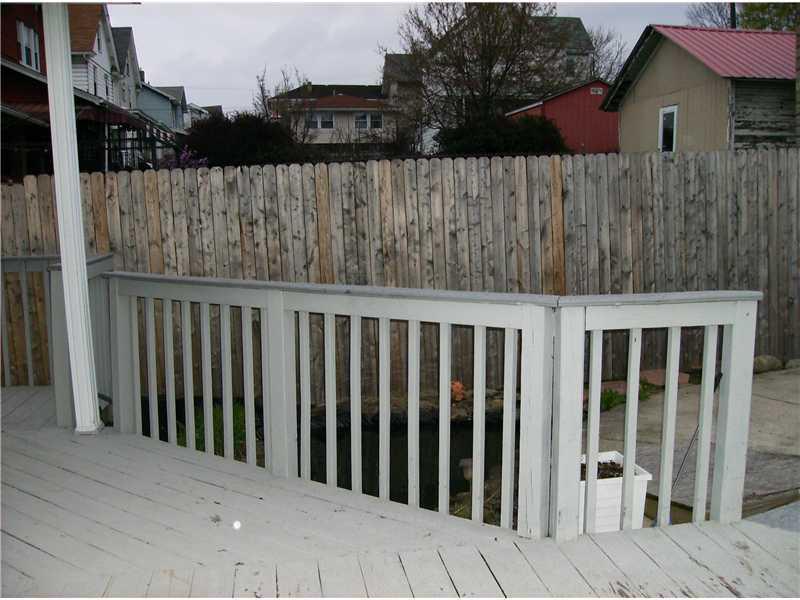 419 Ohio Avenue Rochester, PA 15074 - Photo 23 of 25 Exterior Back. ~Lovely Deck and Pond!!~ *For Those Lazy, Hazy, Crazy Days of Summer, Relax on the Deck by the Pond!!*