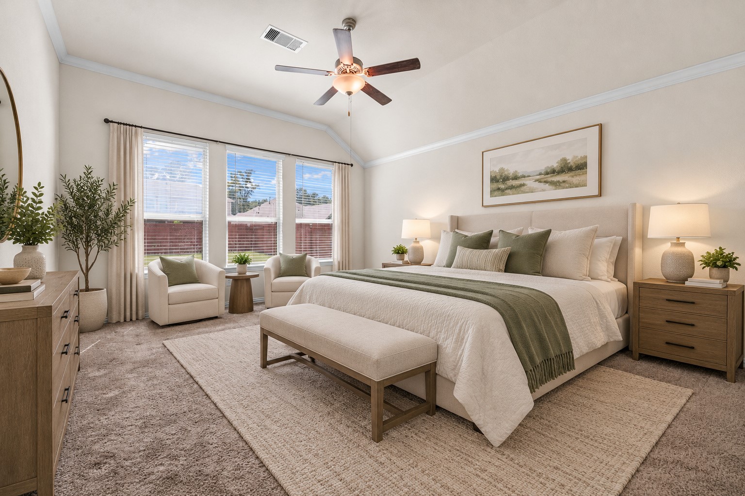4331 Tawny Timber Drive Spring, TX 77386 - Photo 21 of 50 Primary bedroom. Virtually staged.