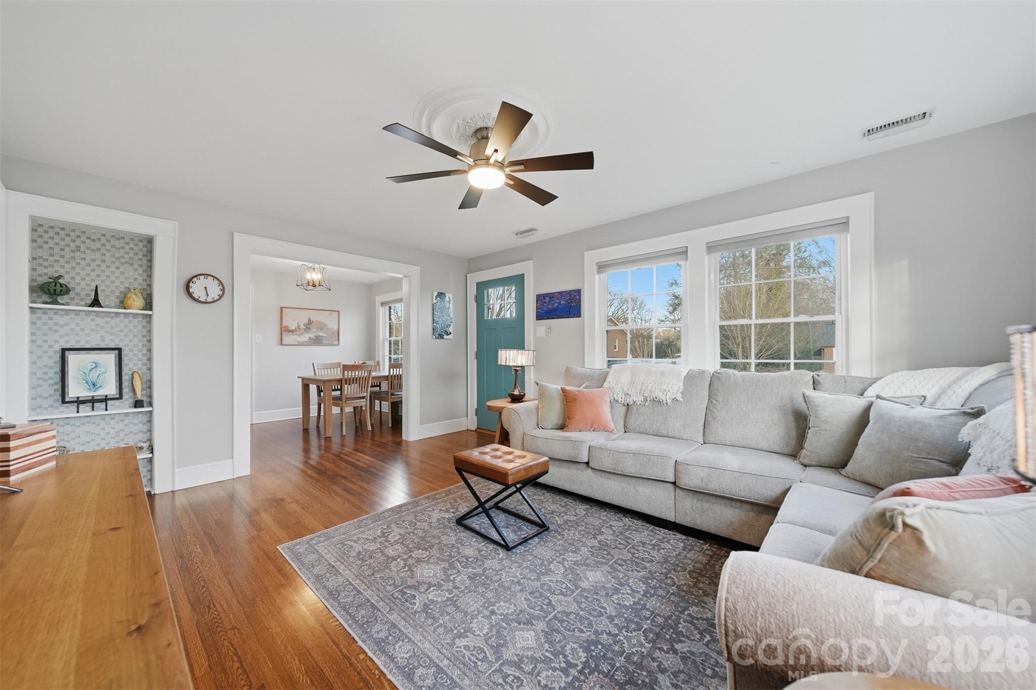 1519 3rd Street Northwest Hickory, NC 28601 - Photo 14 of 48 a living room with furniture and a large window