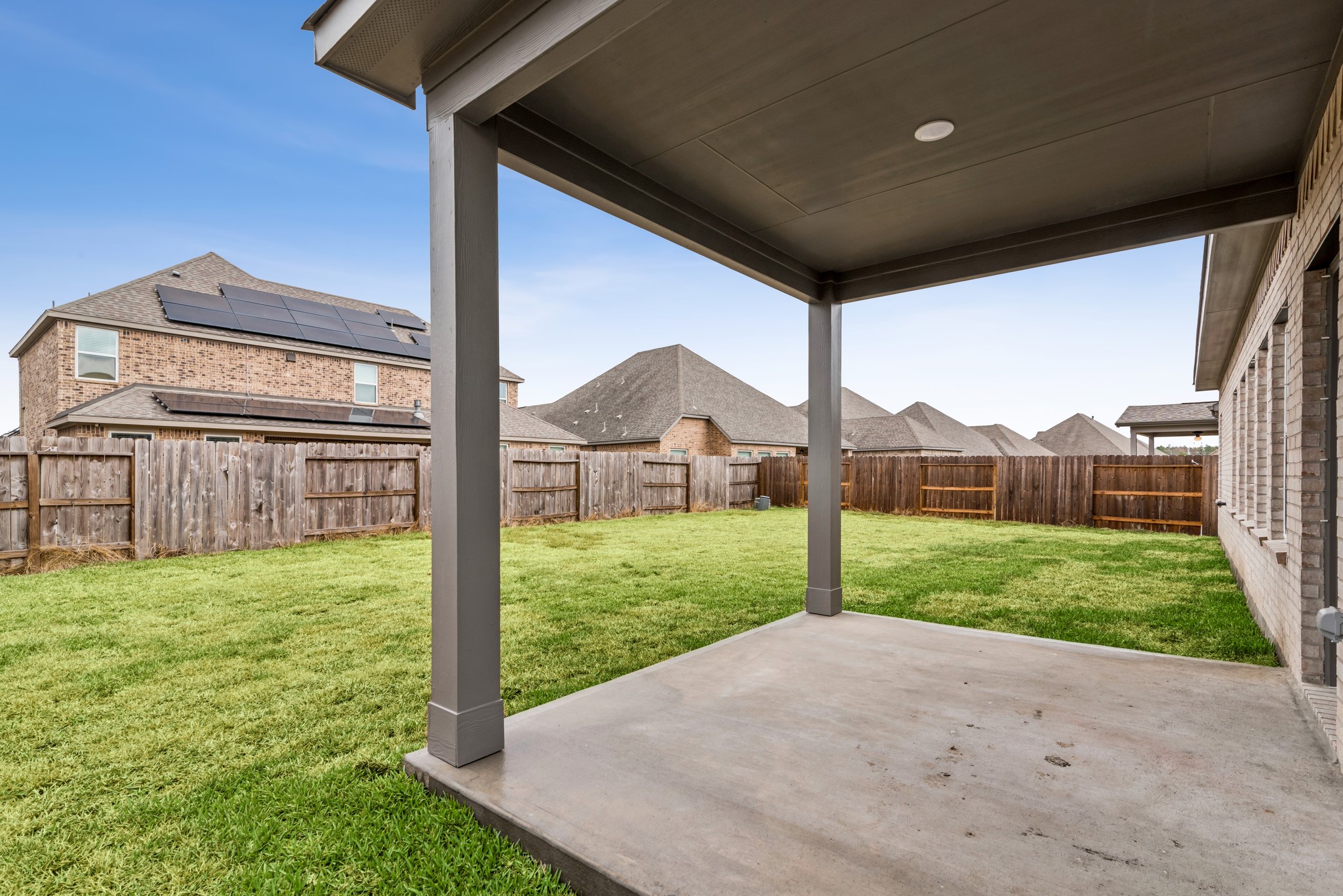 1903 Temple Grove Drive Rosharon, TX 77583 - Photo 33 of 37 The Avery- Covered Patio