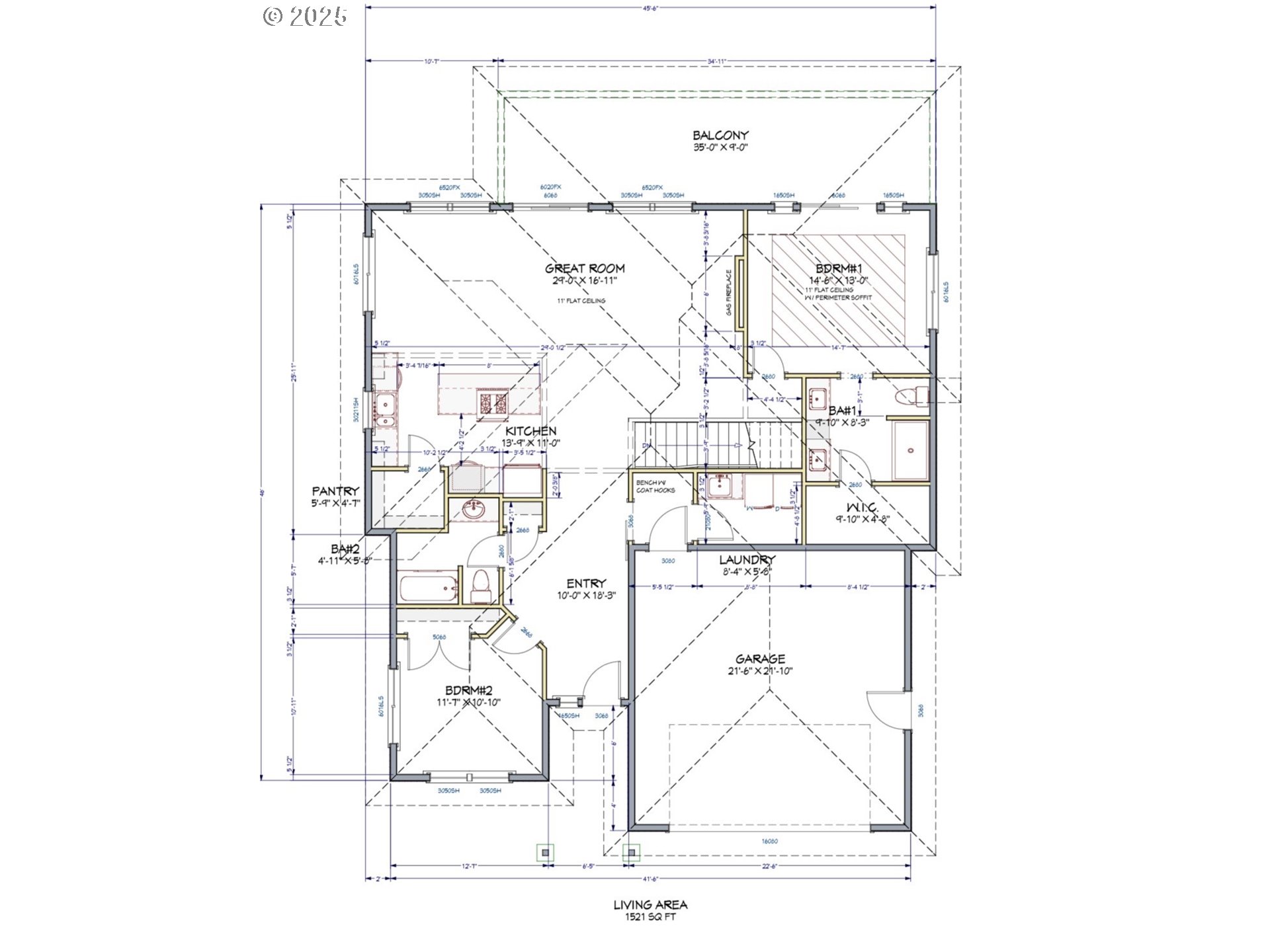 South 67th Springfield, OR 97478 - Photo 12 of 13 a black and white photo of a room