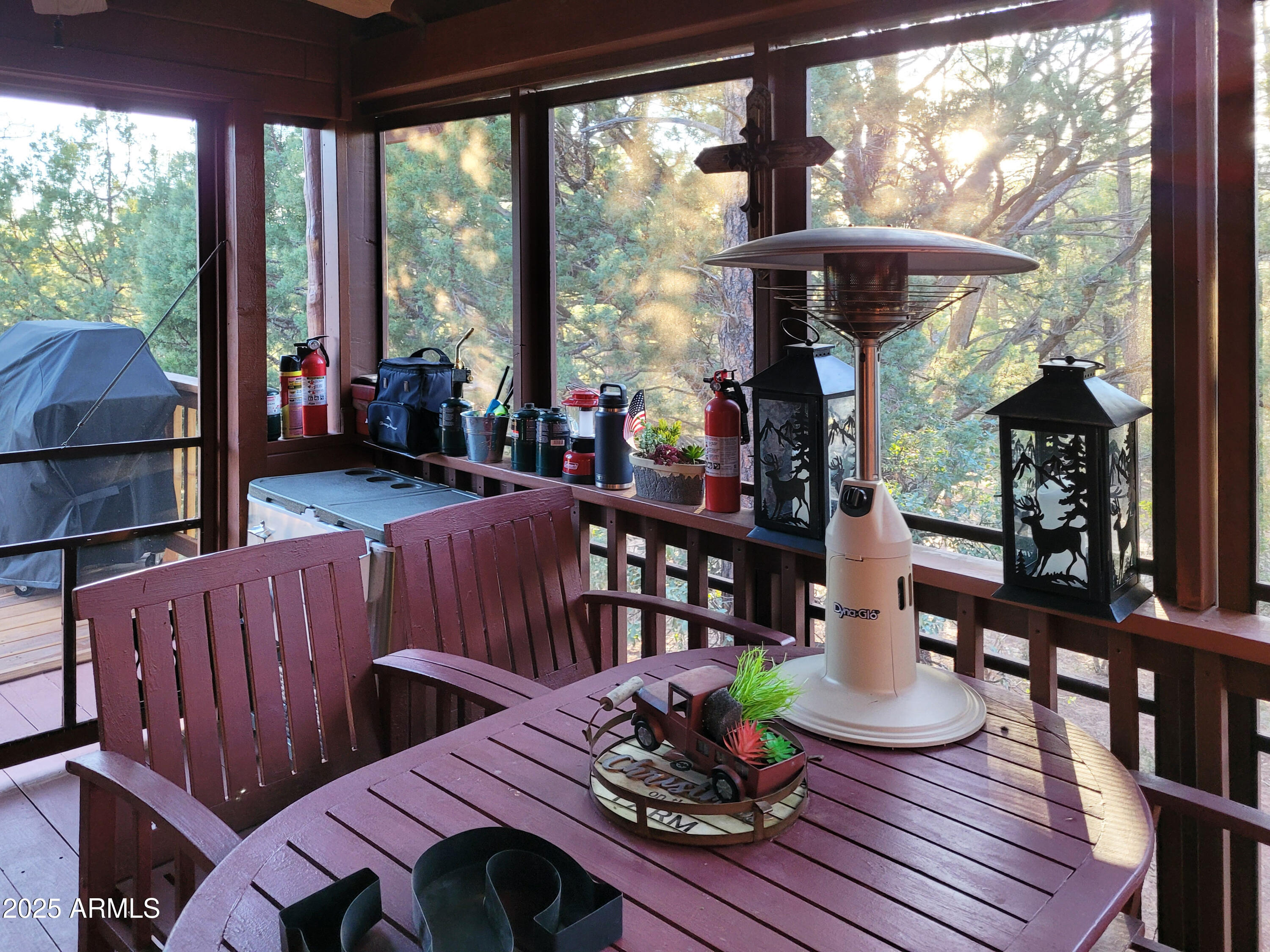 5579 Solitude Trail Loop Pine, AZ 85544 - Photo 15 of 50 a view of a dining room with furniture window and outside view