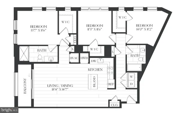 $5,527 | 8525 Chevy Chase Lake Terrace, Unit BARRETT 505/VARIES, Chevy Chase, MD 20815