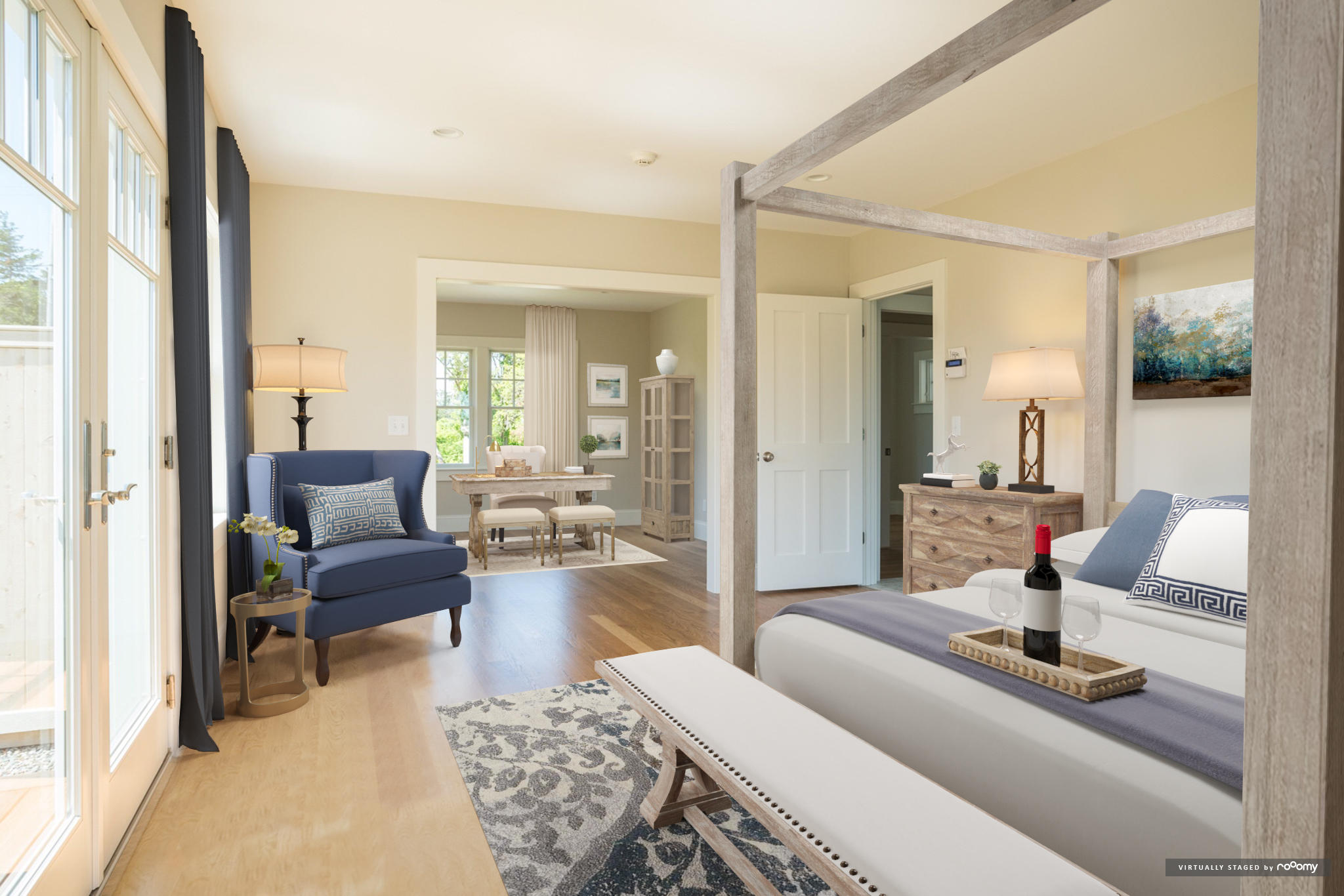 43 Payson Lane Orleans, MA 02653 - Photo 26 of 34 a living room with furniture and a mirror