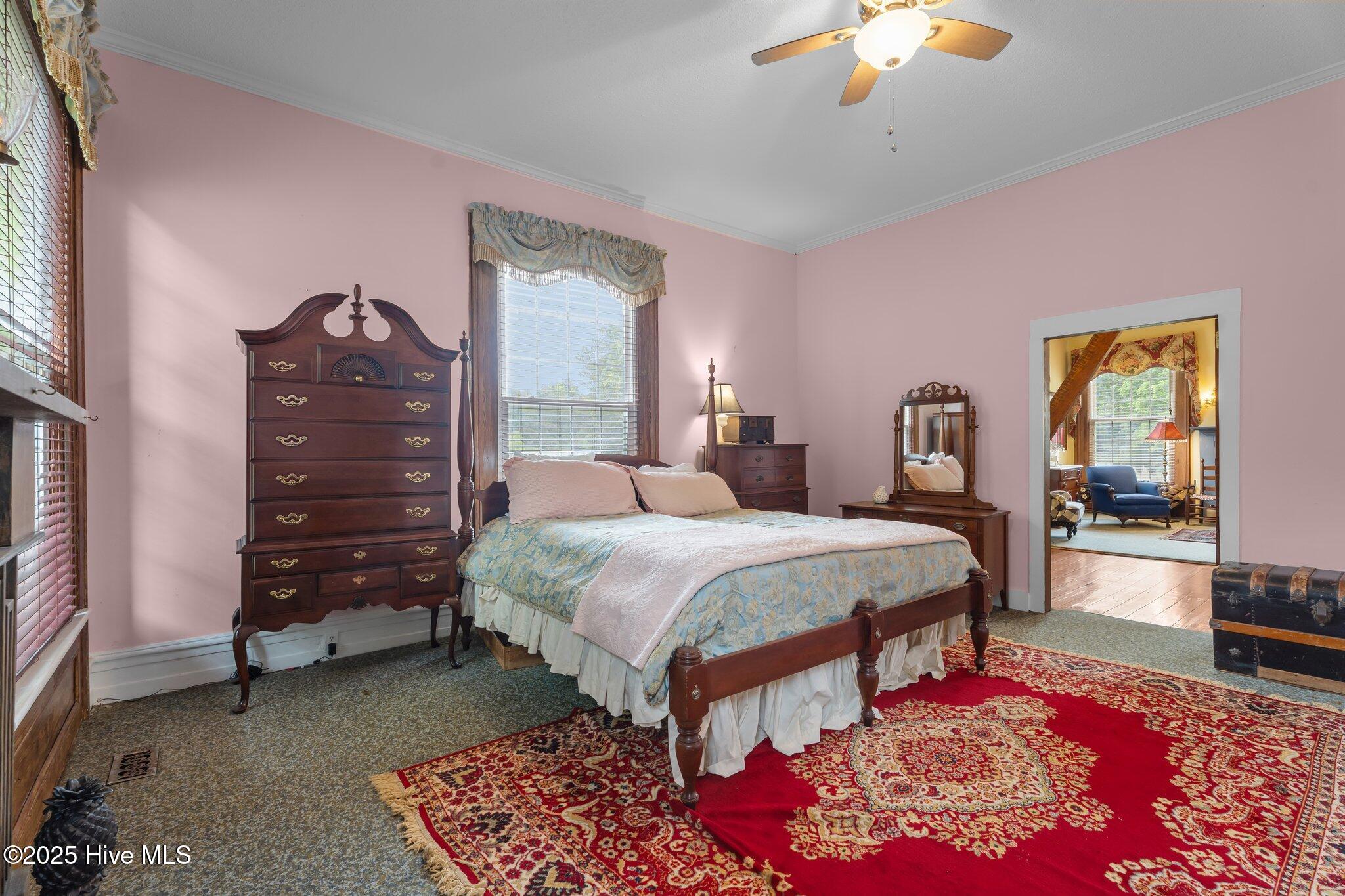5662 Morning Star Church Road Battleboro, NC 27809 - Photo 24 of 51 Bedroom #1 w/fireplace