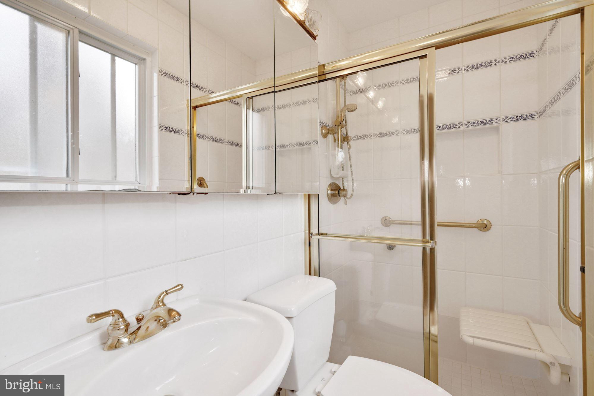 1821 Reedie Drive Silver Spring, MD 20902 - Photo 16 of 28 Owner's en-suite bathroom w glass enclosed shower