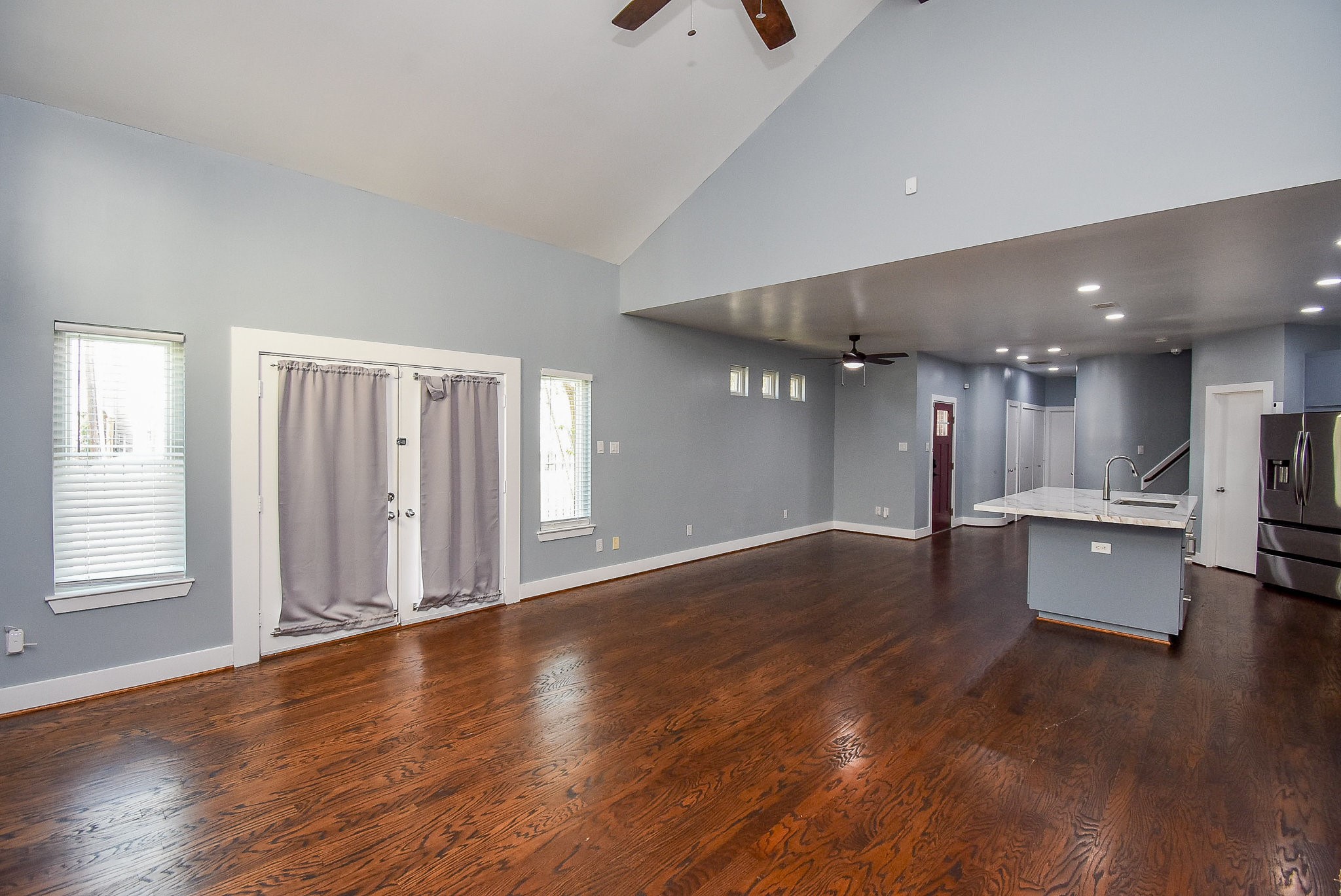3720 Link Valley Houston, TX 77025 - Photo 8 of 25 a view of a room with wooden floor and a window