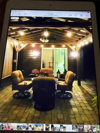 a room with furniture
