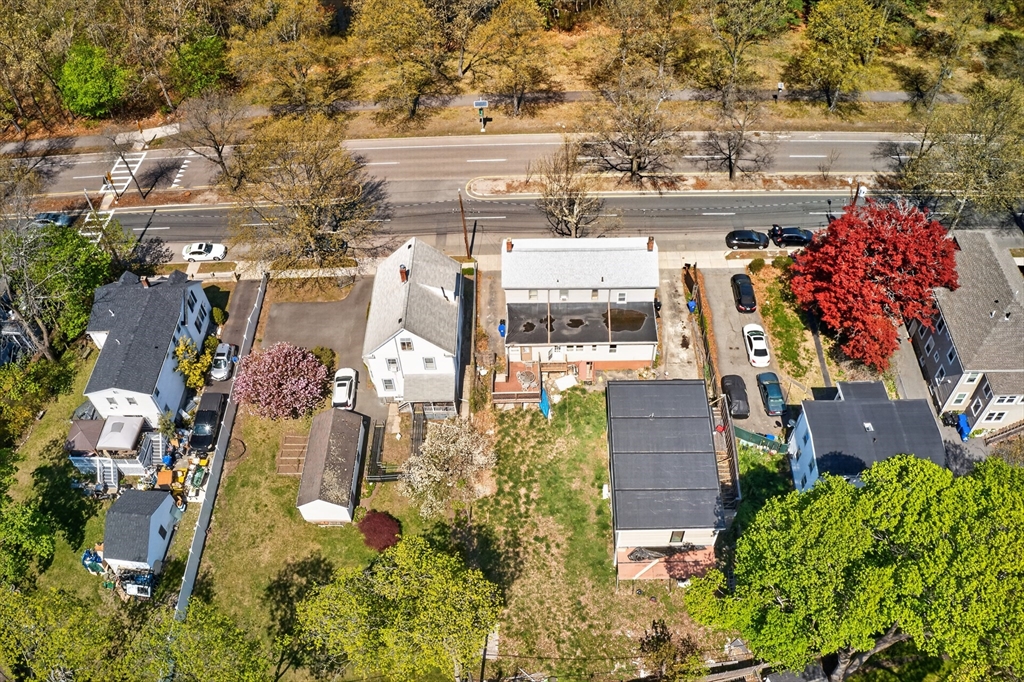 70 Brush Hill Road Milton, MA 02186 - Photo 24 of 26 an aerial view of residential houses with outdoor space
