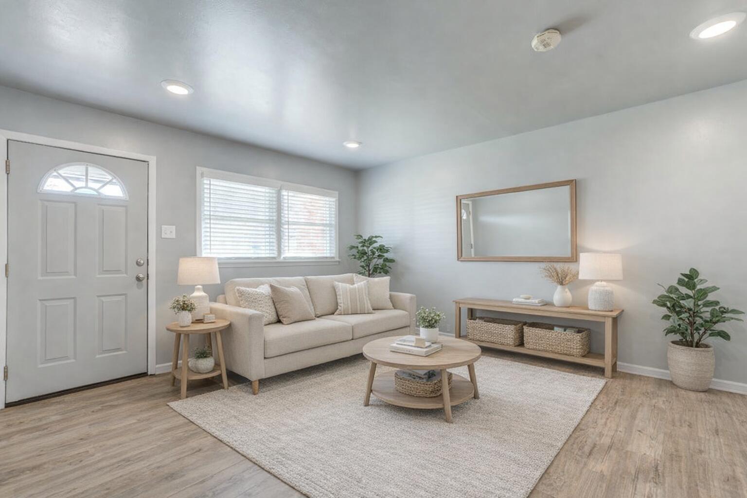 2806 60th Street Lubbock, TX 79413 - Photo 2 of 13 a living room with furniture and a potted plant