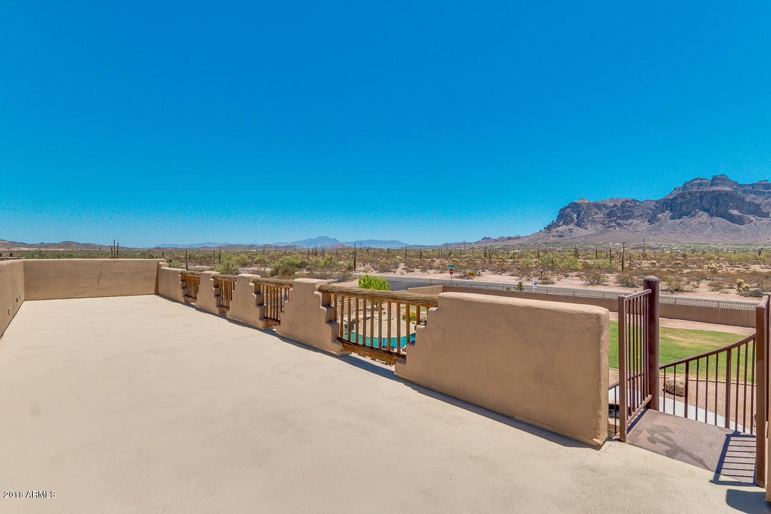 1982 North Goldfield Road Apache Junction, AZ 85119 - Photo 44 of 86 a view of a terrace with a mountain view