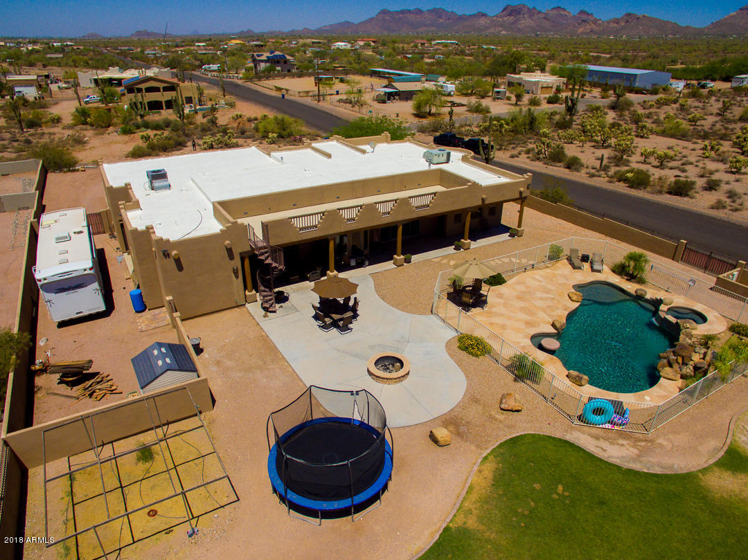 1982 North Goldfield Road Apache Junction, AZ 85119 - Photo 70 of 86 an aerial view of a house with a table