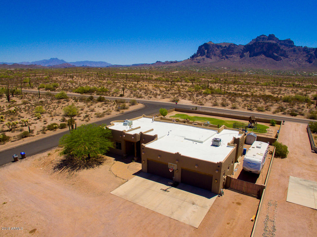 1982 North Goldfield Road Apache Junction, AZ 85119 - Photo 73 of 86 a view of a terrace with a lake view and mountain view