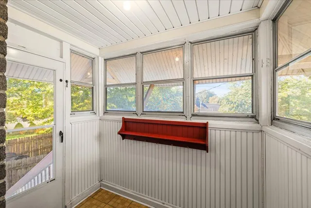 a view of a room with window