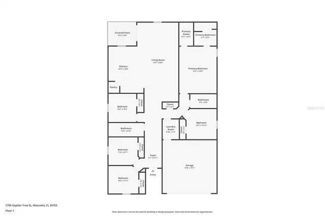 $2,275 | 1700 Gopher Tree Street, Mascotte, FL 34753